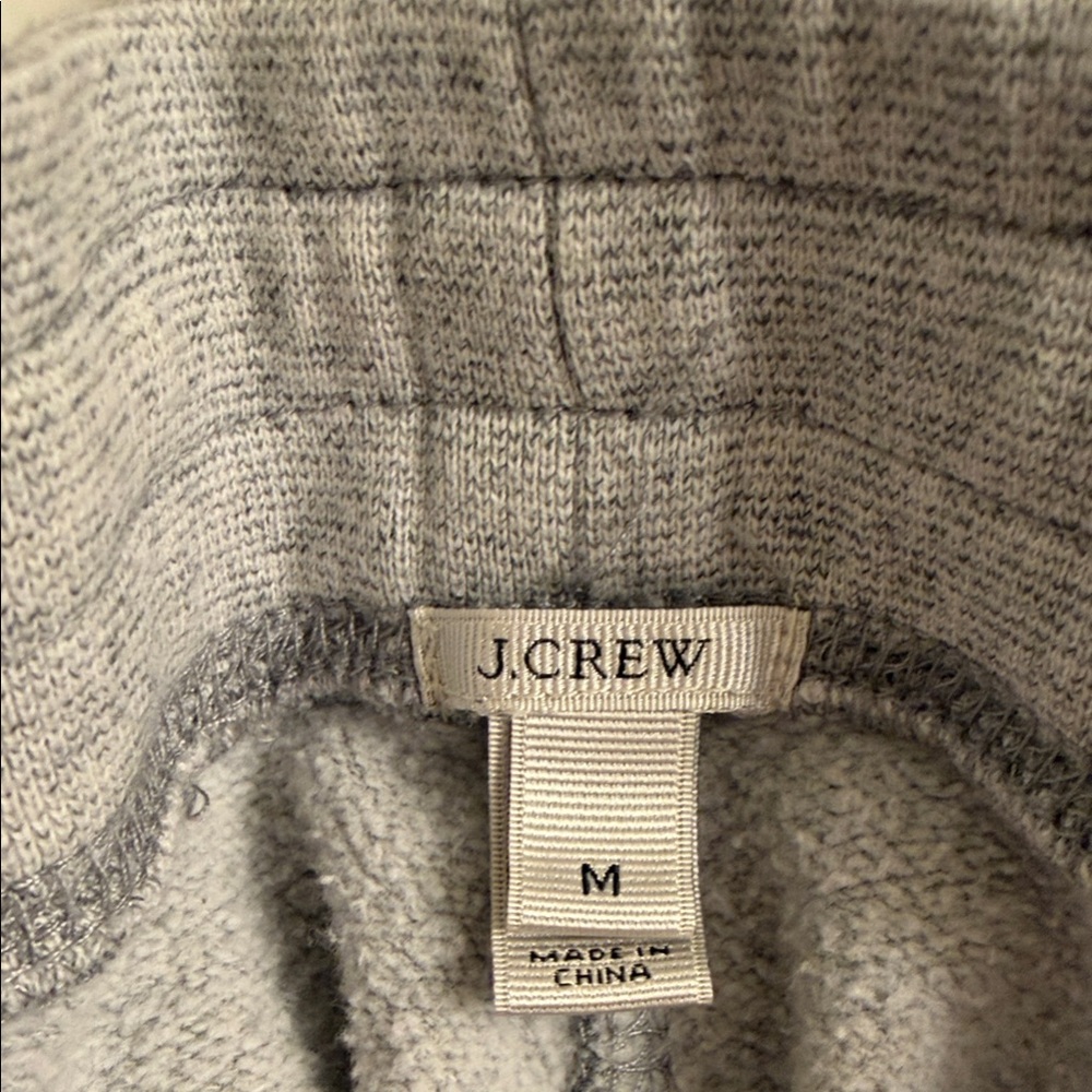 J. Crew Gray Heathered Drawstring Jogger Pants M - Picture 2 of 7